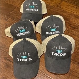 NWT Set or break them up! Humorous Trucker Hats